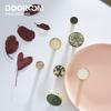 Dooroom Латунные Крючки Ракушка Нордический Пасторальный Белый Золотой Ванная Комната Внутренний Кухня Прихожая Стена Крючки для Одежды Настенные Вешалки Ряд Крючков