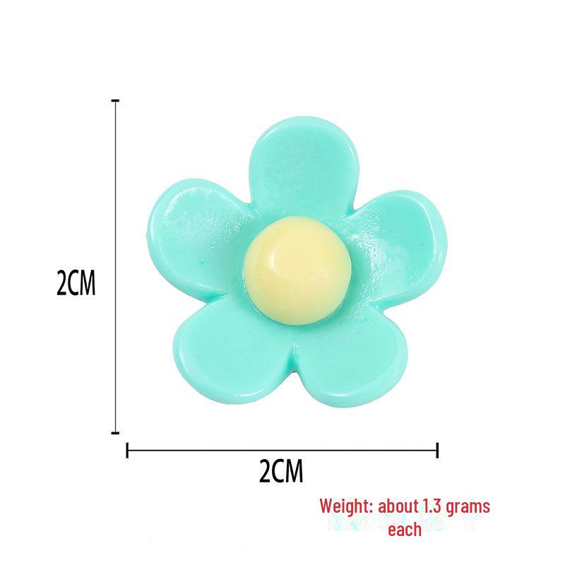 Детские аксессуары для волос и коробка для хранения из смоляного пятилепесткового цветка своими руками