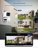 Icsee 9MP Dual-Screen PTZ Wireless Three-Lens HD Surveillance Camera