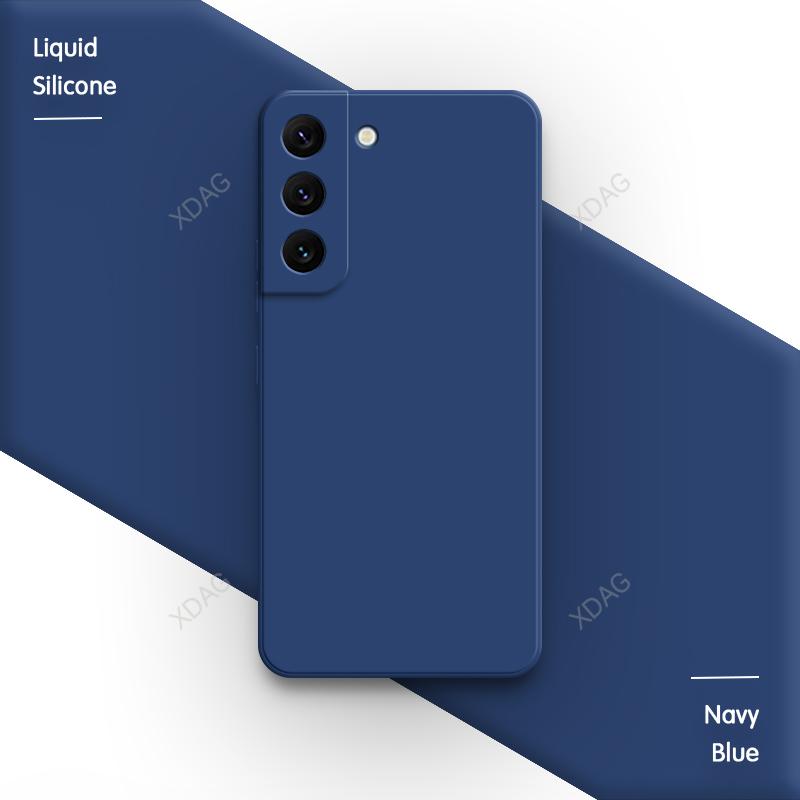 Оригинальный мягкий чехол для телефона Samsung Galaxy S22 Plus Ultra S22+ S22Plus 5G Capa Конфетный Жидкий силикон Защита камеры Задняя крышка