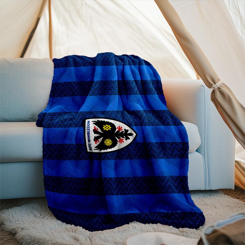 1PC Afc Crest Printed Soft Flannel Blanket Throw for Adult Bedroom Living Room Sofa Camping Travel Fan gifts Christmas Gifts