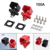 2 Pcs 100A High Current Energy Storage Terminal Battery Connector Terminal Block Lithium Battery Terminal High Current Terminal