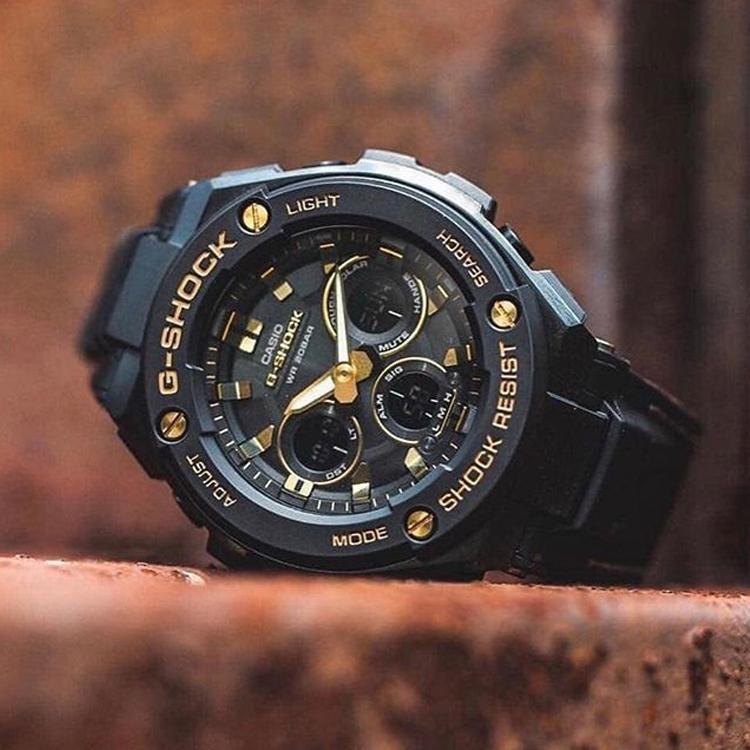 Casio Мужские часы G-STEEL Серия Черные GST-S300GL-1A GST-S300GL-1A