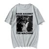 Смешные Футболки с Мемом Лягушка Протеста Rage Against The Machine Мужская Женская Одежда 100% Хлопок Летняя Высококачественные Футболки Уличная Мода