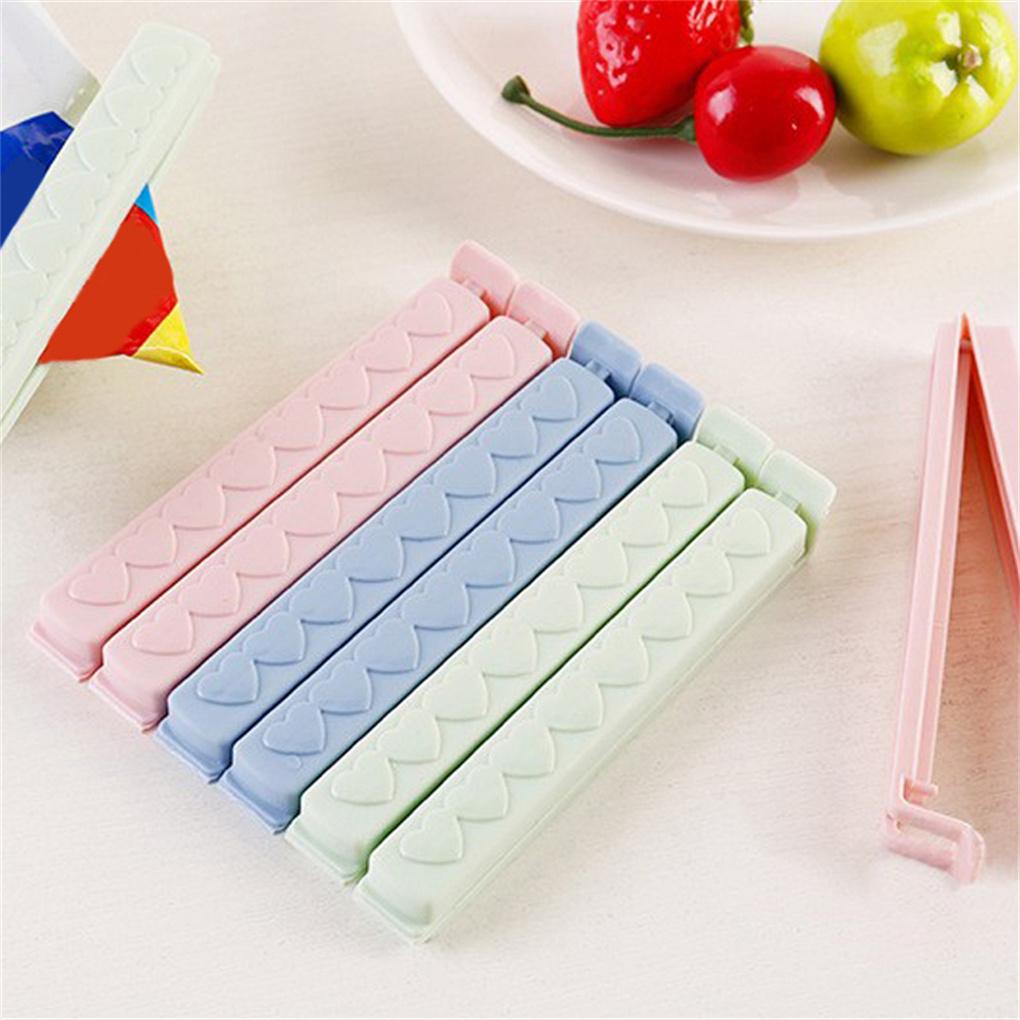 Упаковка из 5 штук, зажимы для закусок, запечатывающие защелки, полипропиленовый пластик, влагостойкий уплотнитель, зажимы для десертных пакетов для хлопьев и орехов, аксессуары