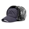 Unisex Winter Hat Thickened Fleece Lined Ear Protection Windoroof Buckle Fasten Heat Retention
