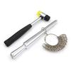 Ring Sizer Finger Guage Mandrel Finger Sizing Measure Stick Standard Tool Metal