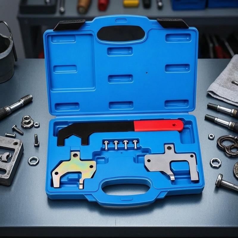 Professional Engine Timing Tool Set | Steel Construction, Compact Storage Design, Timing Tool Kit with Carrying Case, for Auto