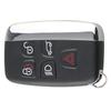 5 Button Black Smart Car Remote Key Fob Case Cover Shell Fit for Jaguar for Land Rover