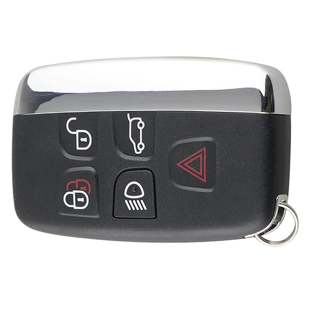 5 Button Black Smart Car Remote Key Fob Case Cover Shell Fit for Jaguar for Land Rover