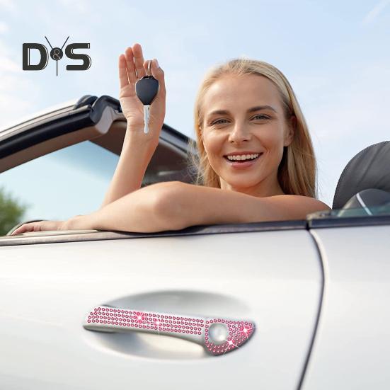 4MM Car Rhinestone Sticker Self Adhesive Sparkling Bling Multi Functional Handmade Craft Auto Body DIY Decoration Decal Automobile Supplies