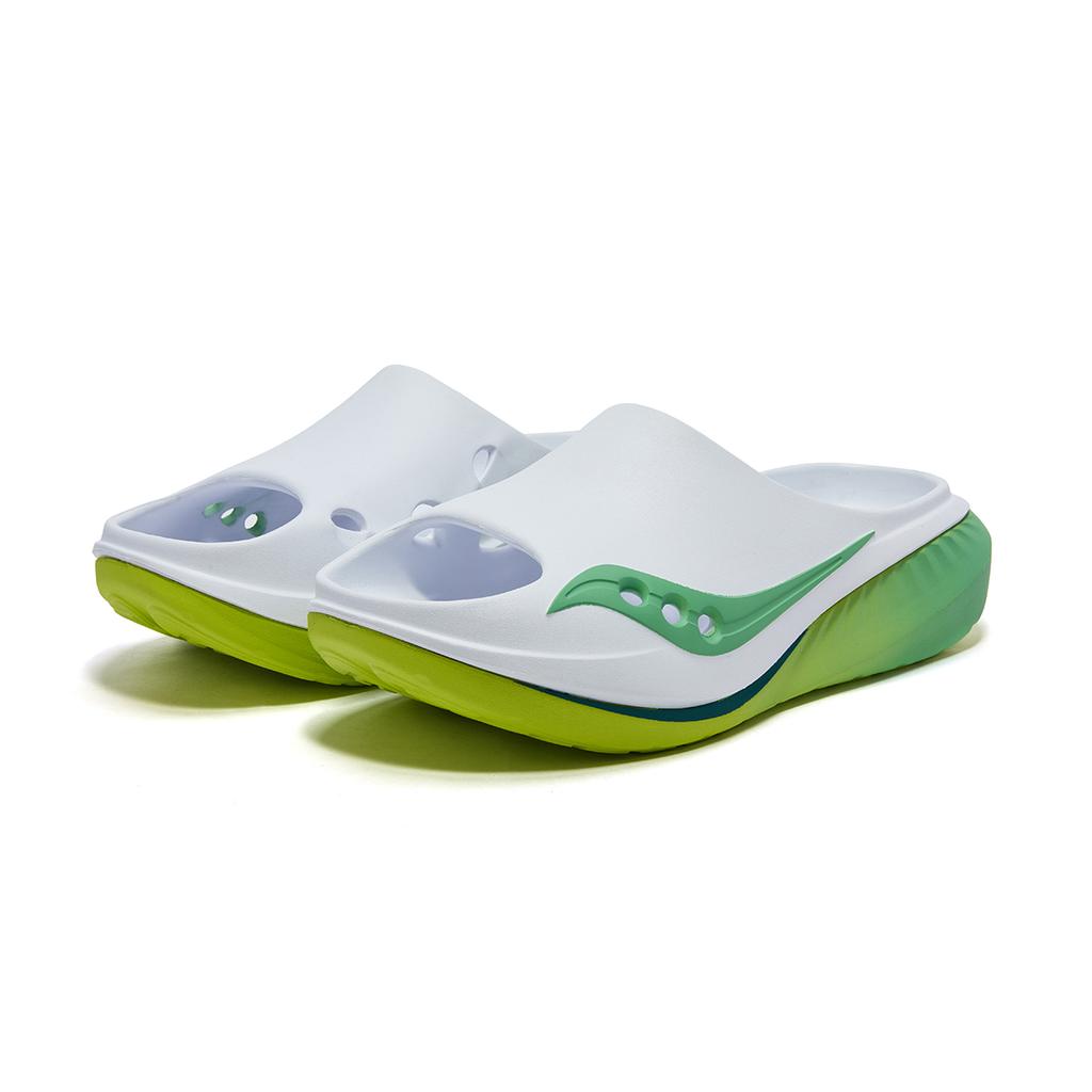 SAUCONY Сандалии-слайдеры Cradle 3, удобные, унисекс, белые, S28283-4