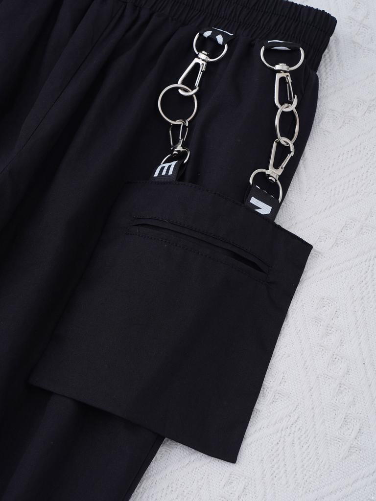 Танцевальные костюмы для девочек из 3 предметов, сетчатые рубашки с длинными рукавами в стиле джаз, хип-хоп и укороченные топы на бретелях, брюки, спортивная одежда