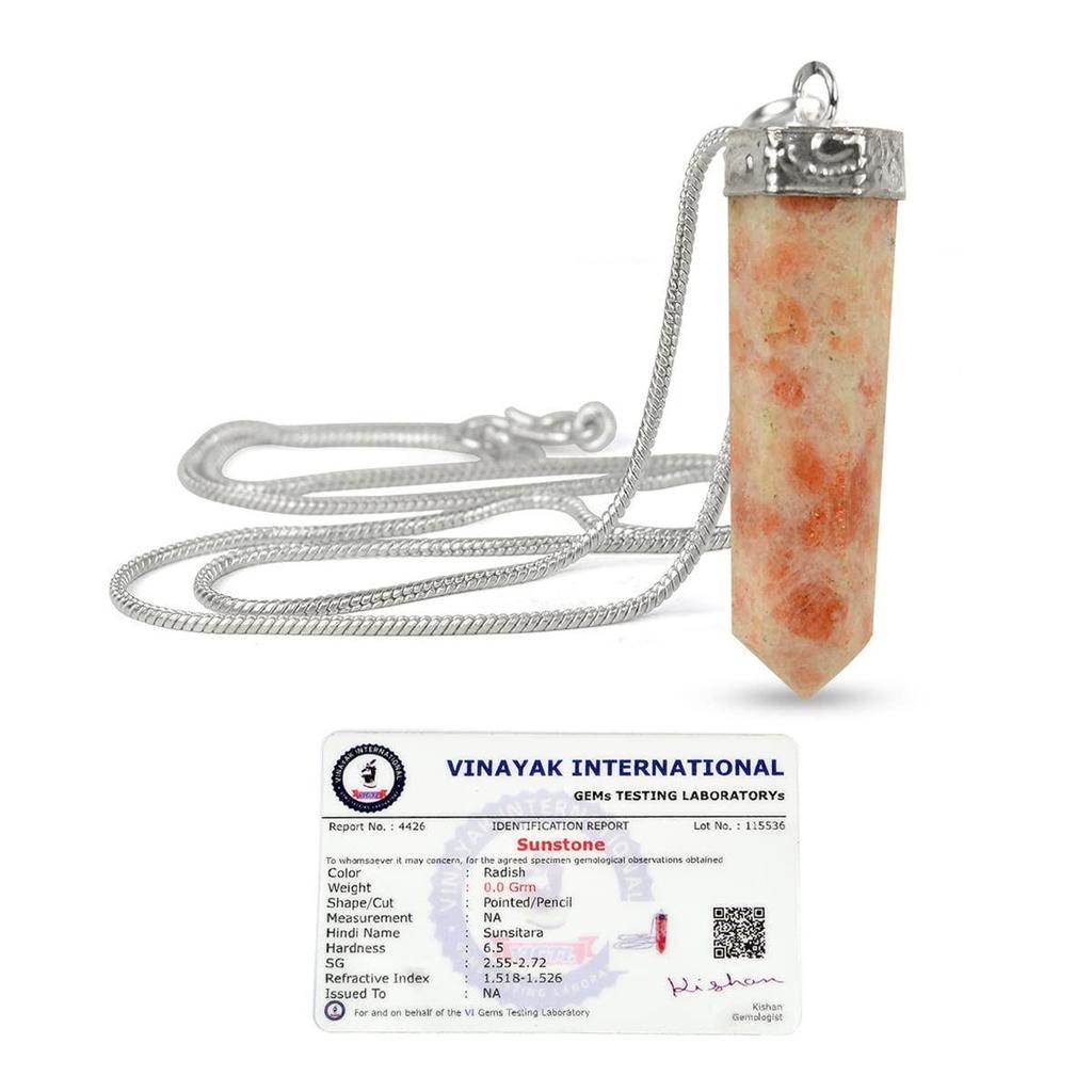 Подвеска-карандаш из кристалла Рейки с натуральным сертифицированным кристаллом качества AAA с сертификатом и металлической цепочкой для исцеления и кристаллическими лечебными драгоценными камнями