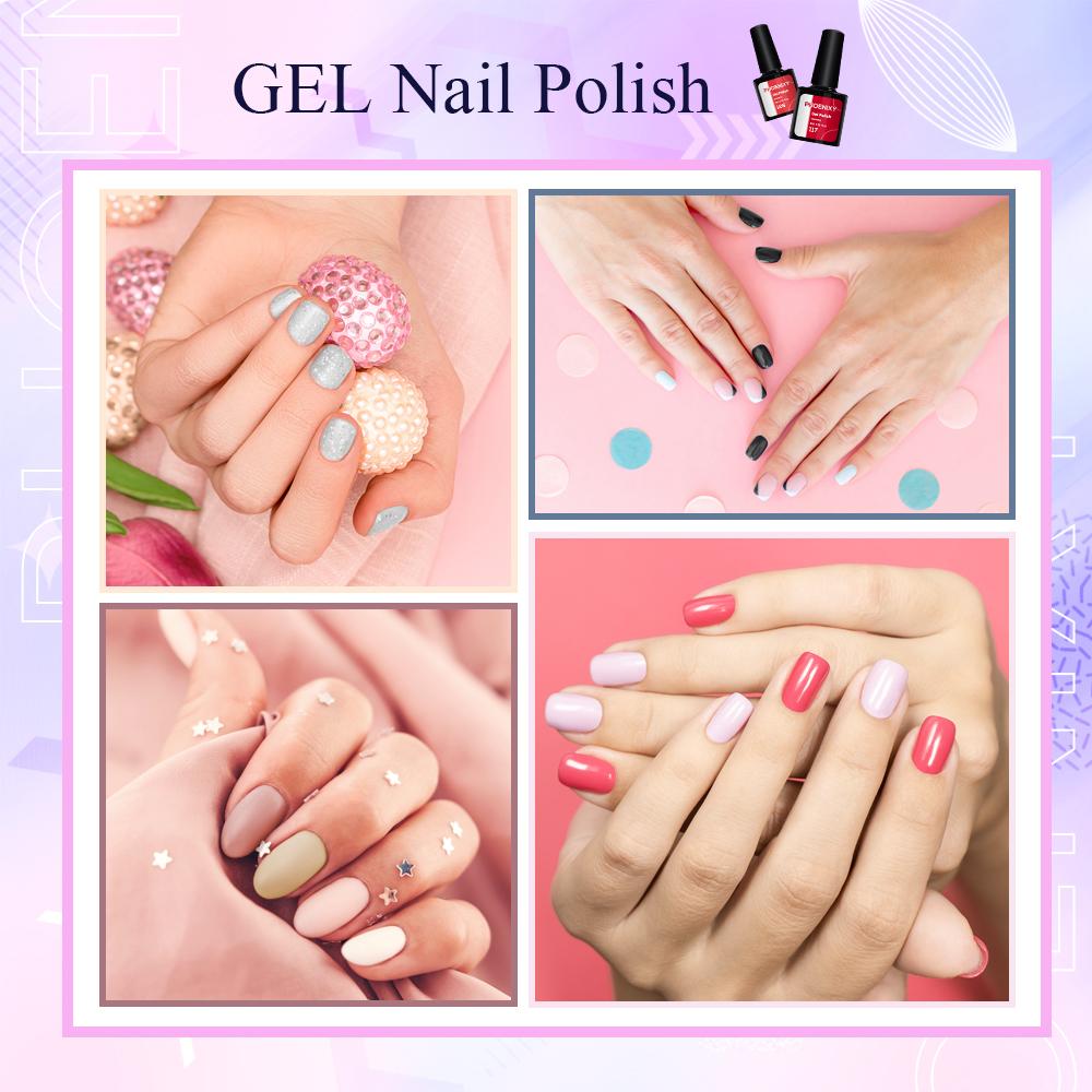 PHOENIXY 8 мл 20 цветов блестящий гель-лак для ногтей красочный гель лазерный блестящий эффект дизайн ногтей DIY лак