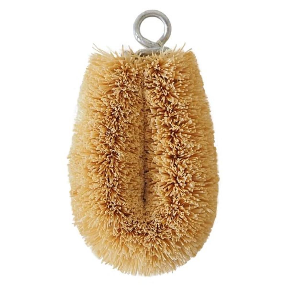 Kamenoko Scrub Nishio Kamenoko Scrubbing Brush CoCo Striped  Brown  White