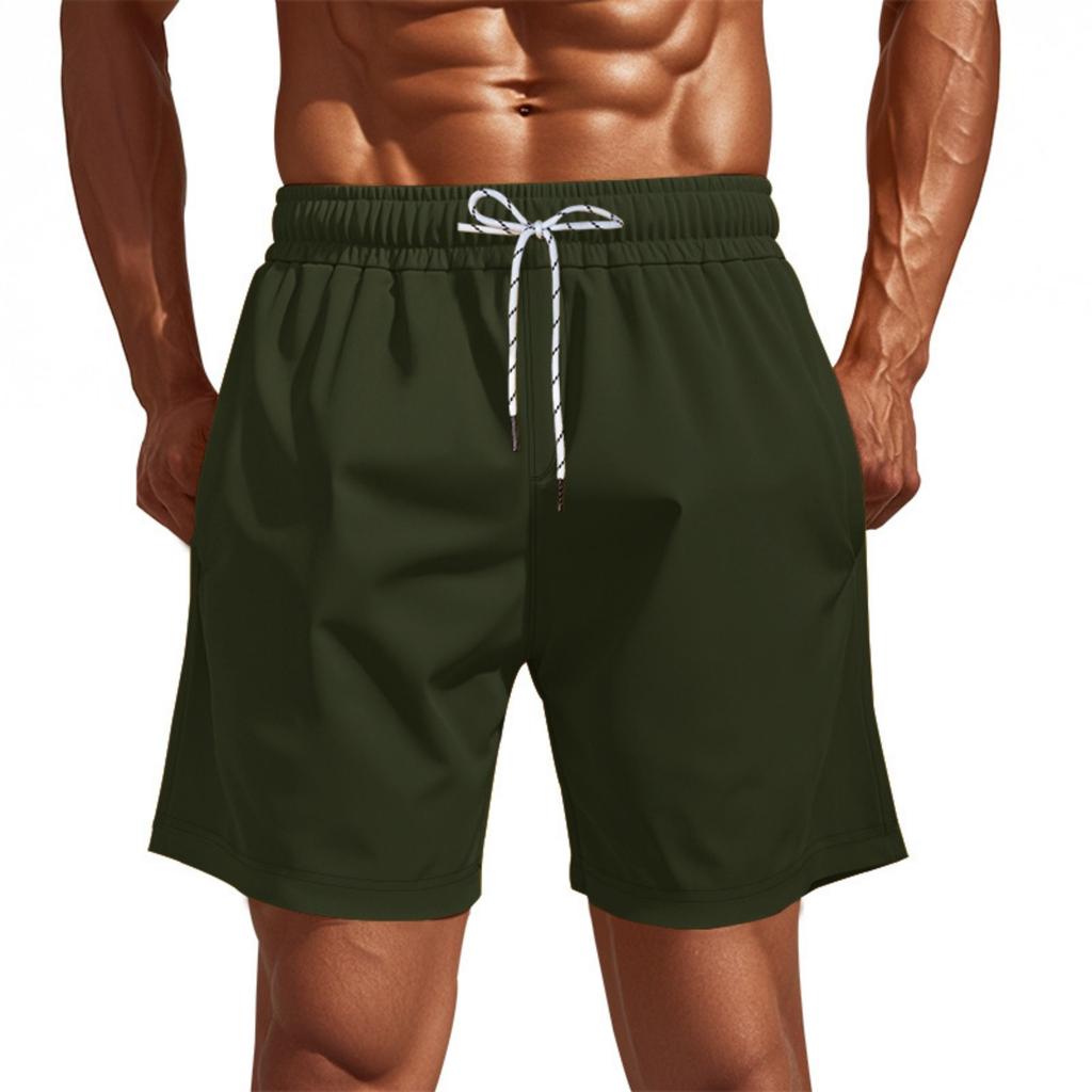 Men's American Casual Beach Sports 5 Minute Pants Fitness Jogging Quick Dry Stretch Shorts