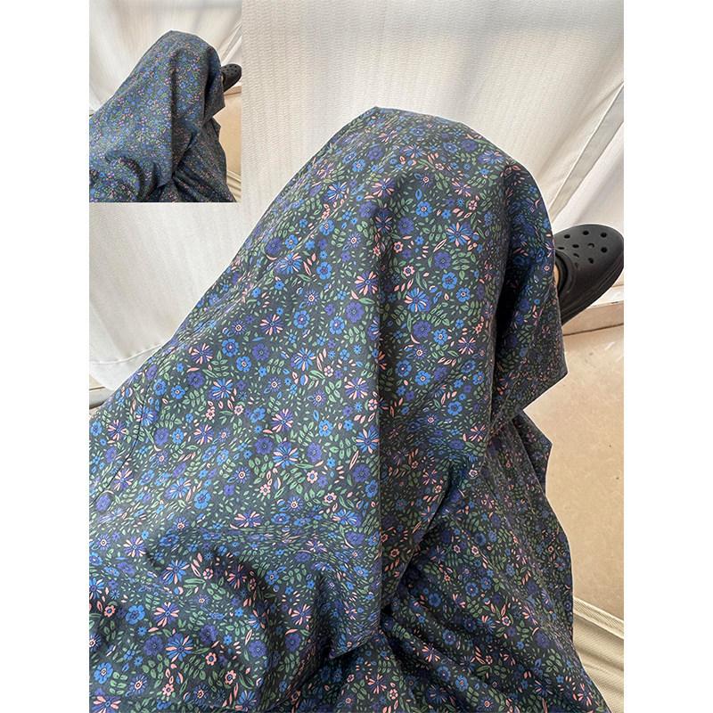 Retro design niche floral pajama pants women's summer new large size loose and comfortable home walking pants can be worn outside