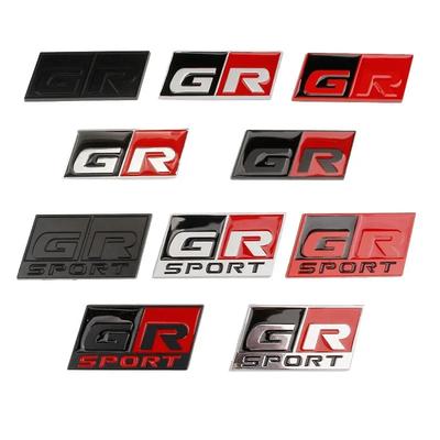 1 шт. 3D Металлическая эмблема с логотипом GR SPORT Значок Наклейка для украшения кузова автомобиля Багажник Для CHR RAV4 Camry Alphard Avensis Prius Verso Crown
