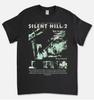 Новая черная футболка Silent Hill 2, Игровая футболка в жанре хоррор-выживание