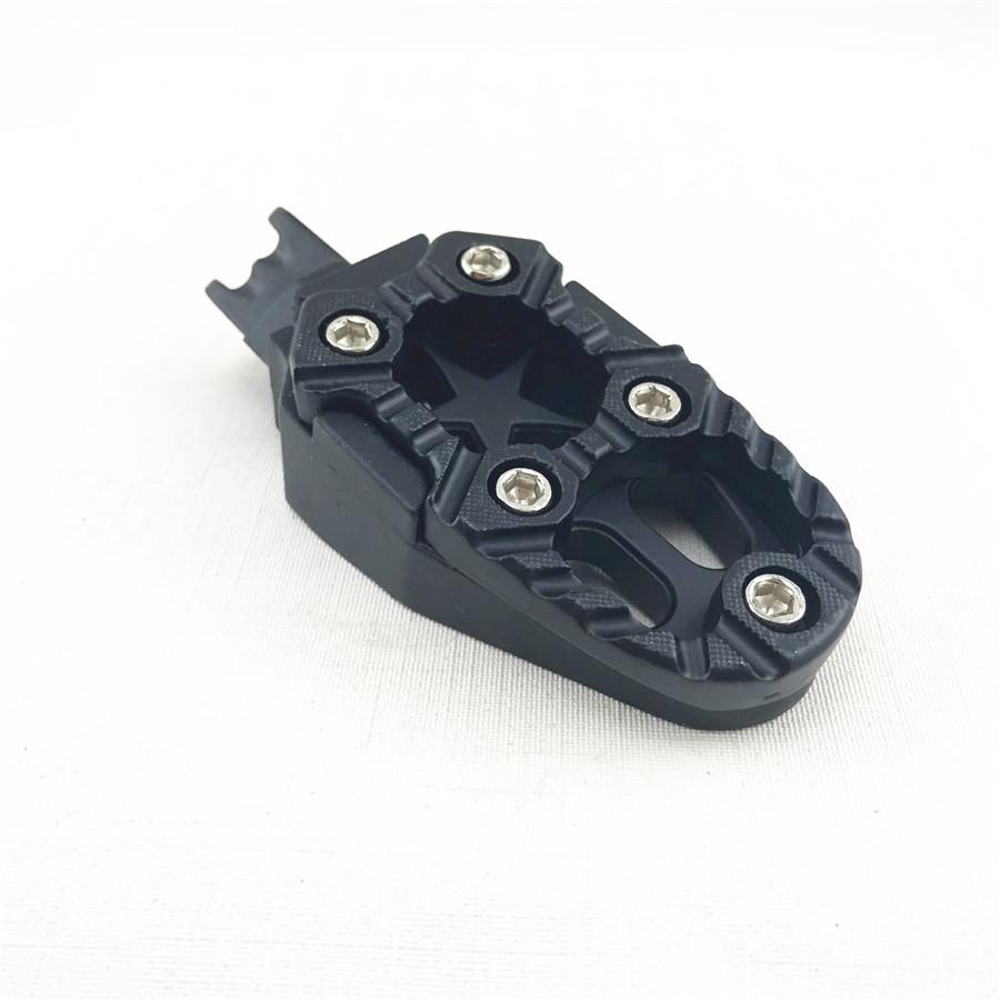 Aluminum Motorcycle Footrests Foot Peg Mount Pedals for Dirt Bike Star Styling