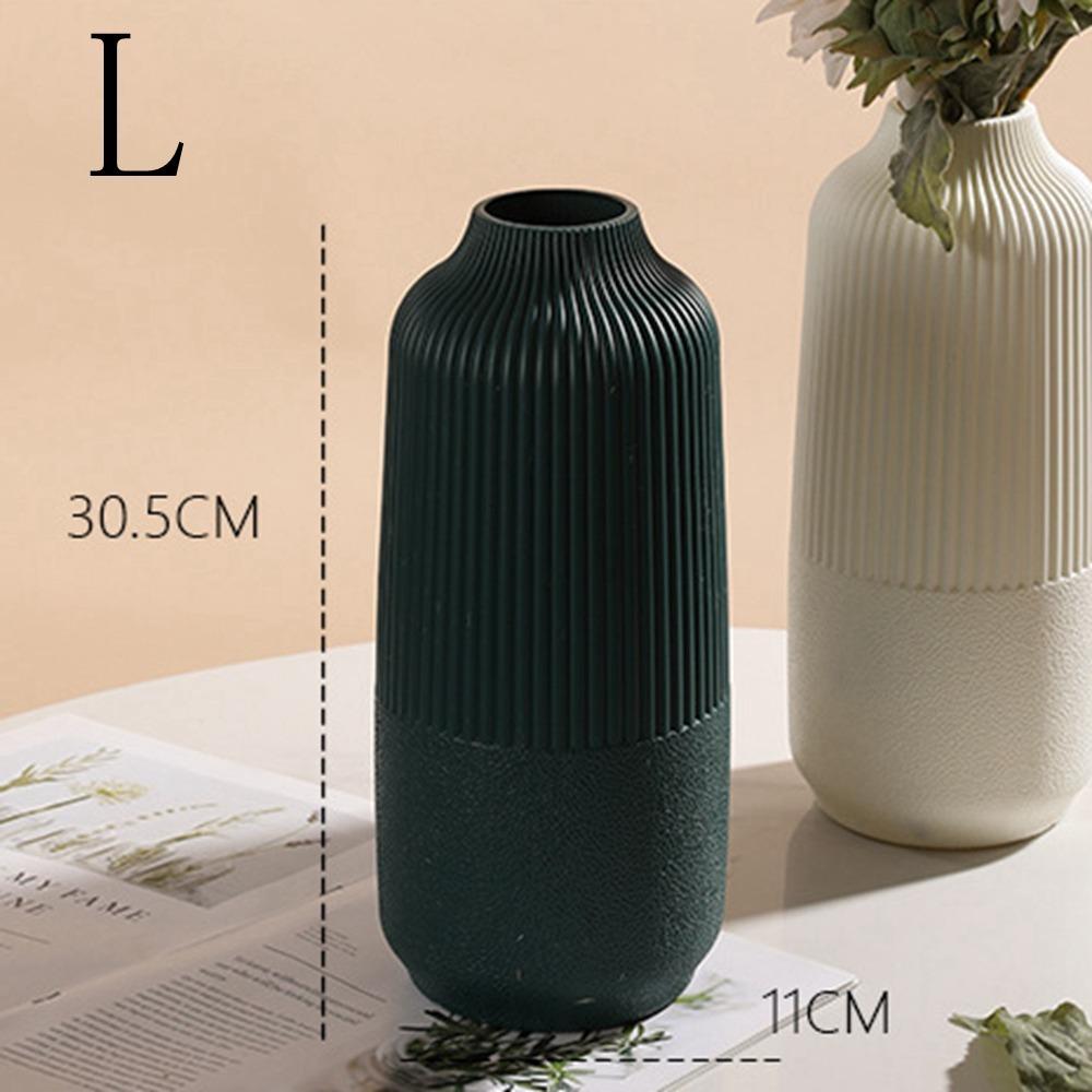 Anti Fall Flower Pot Imitation Ceramic Flower Arrangement Fashion Flower Vase Living Room