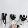 Aluminum Love Nailless Folding Coat Hook Hallway Bedroom Door Hat Clothes Rack Hanger Kitchen Toilet Wall Brack Hooks Home Decor
