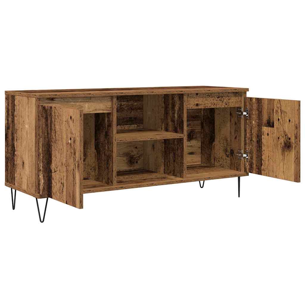 TV Stand Reclaimed Wood Look 104 x 35 x 50 cm Engineered Wood