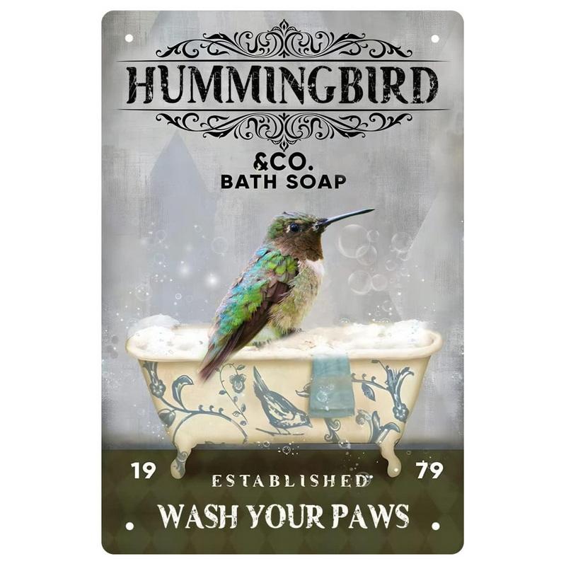 Ретро Металлические Жестяные Таблички Кот Собака Мыло для Ванны Мой Лапу Пузырьковые Постеры Винтажные Туалет Пещера Бар Дом Ванная Комната Настенные Декоративные Таблички