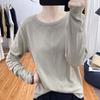 Sweatshirt for Women Autumn Winter Thickened Warm Solid Color Soft Stretchy Long Sleeve Oversize Tops