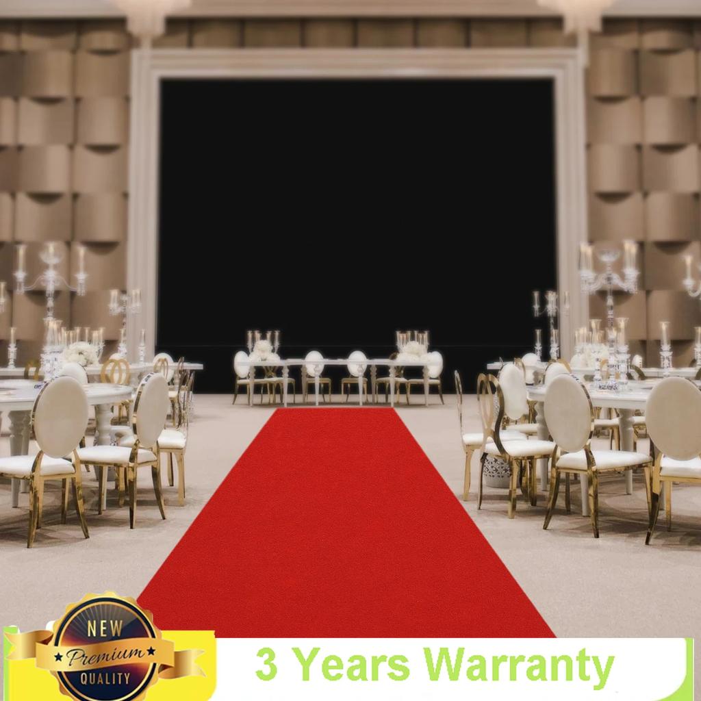 Ковровая дорожка Bymaocar 33*3 фута 360 г/м² Толстое полиэфирное волокно Дорожка для прохода Нескользящий коврик-дорожка для свадебной церемонии и декора вечеринки