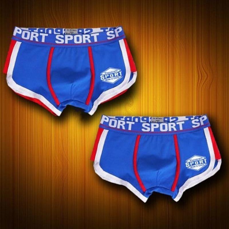 Мужское хлопковое нижнее белье, впитывающее пот, U-образные боксеры, свободное нижнее белье, дышащие хлопковые трусы