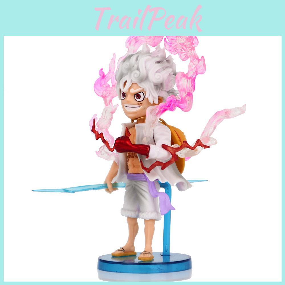 Cute Q Version Luffy Figure With Five Forms Stunning Pvc Nika Luffy Anime Statue