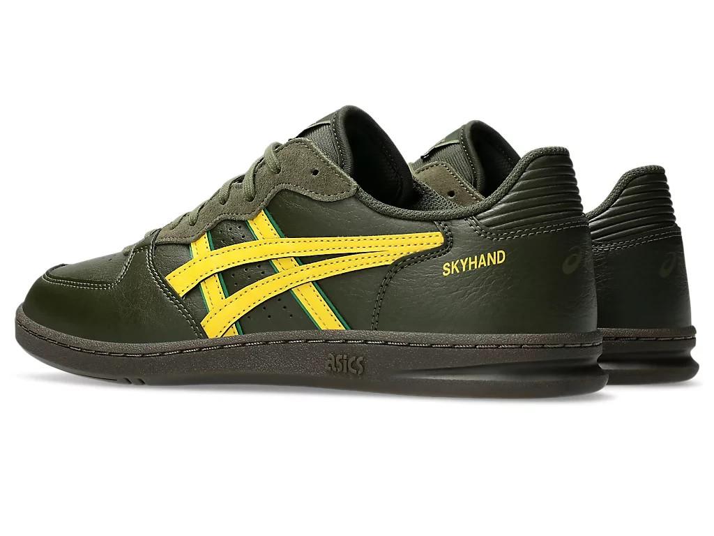 1203A451-301 Asics Skyhand OG Оливковый Холст Тай Чи Желтый (Мужской)