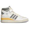 Adidas Forum 84 High White Grey Yellow Кроссовки унисекс Cloud-White Medium-Solid-Grey GY5727