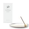 White Sage Incense Stick and Incense Holder Set (2-Piece Set) Beginner's Kit for Purification, 30 Incense Sticks, 100% Natural, Made In Japan, Incense