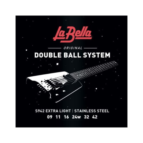 La Bella Headless Guitar Strings S-942 Extra Light/Double Ball