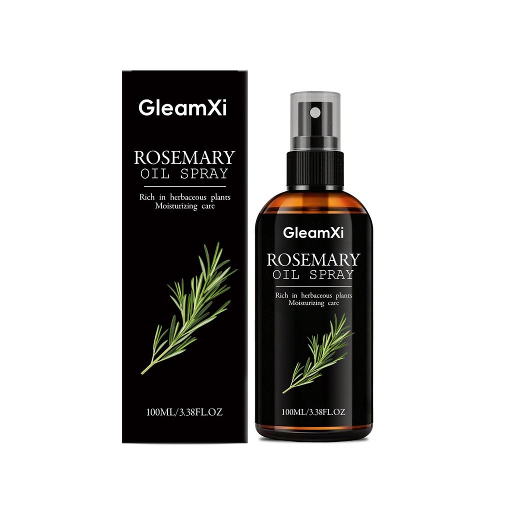 GleamXi Увлажняющий спрей для волос с розмарином, Разглаживающий несмываемый кондиционер-спрей для объема
