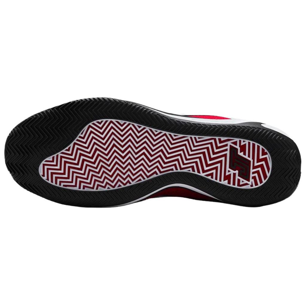 Jordan Баскетбольные кроссовки Tatum 4 Support Rebound Мужские Черно-белые HQ4613-101