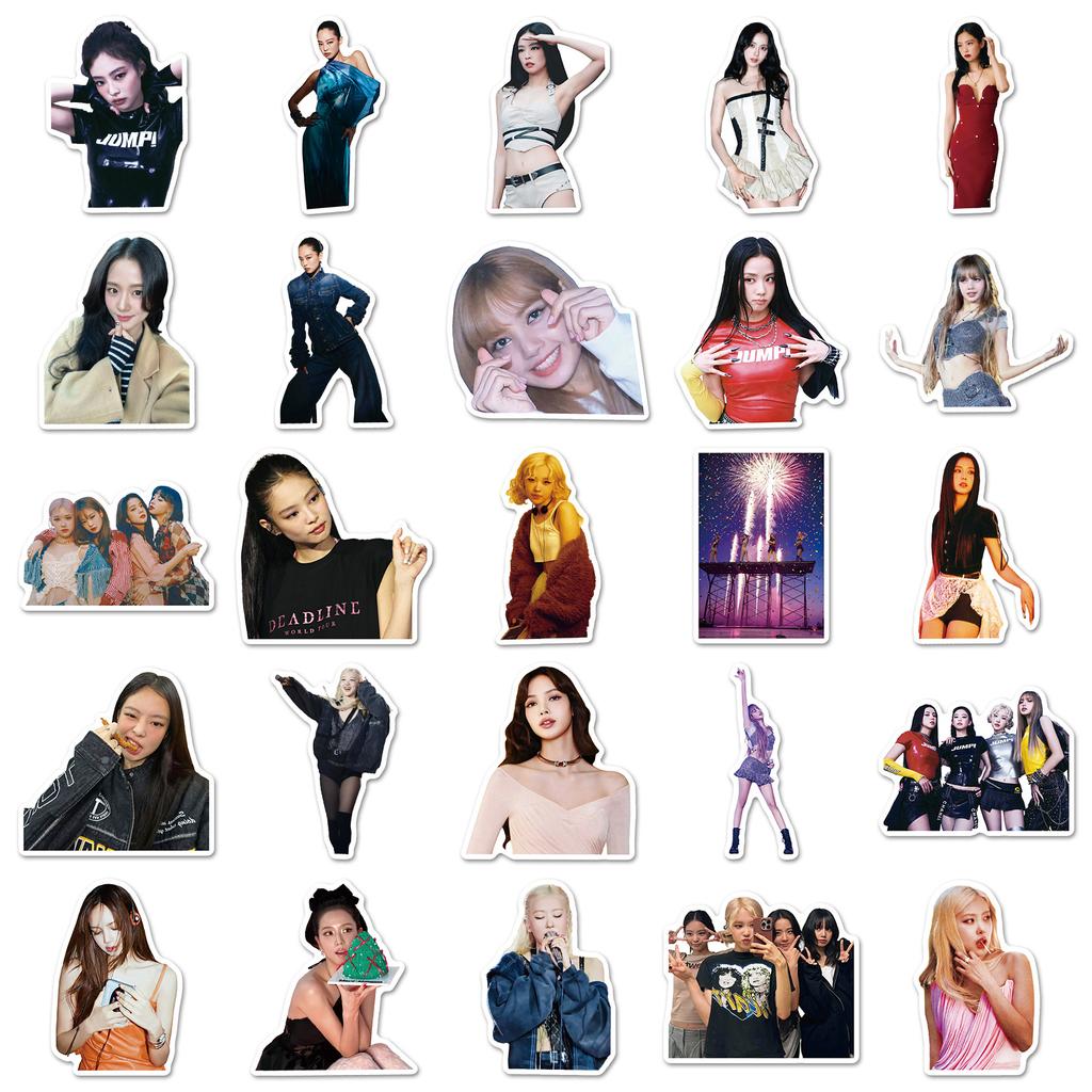 50 Stickers Koreansinger BLACKPINKwaterproof Decoration DIY Mobile Phone Computerstickers