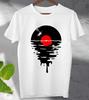 Melting Vinyl T Shirt Dripping Cool Record DJ  T -Shirt  Unisex Men's Ladies Top