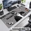Bruno Mars Personalized Large Mouse Pad Custom Name Text Extended Desk Mat Gaming Mousepad