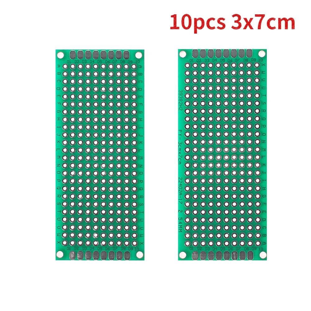 4PCS-40PCS PCB Prototype Board Universal Green Double Sided 2x8 3x7 4x6 5x7 7x9CM Protoboard Breadboard DIY Electronic Kit