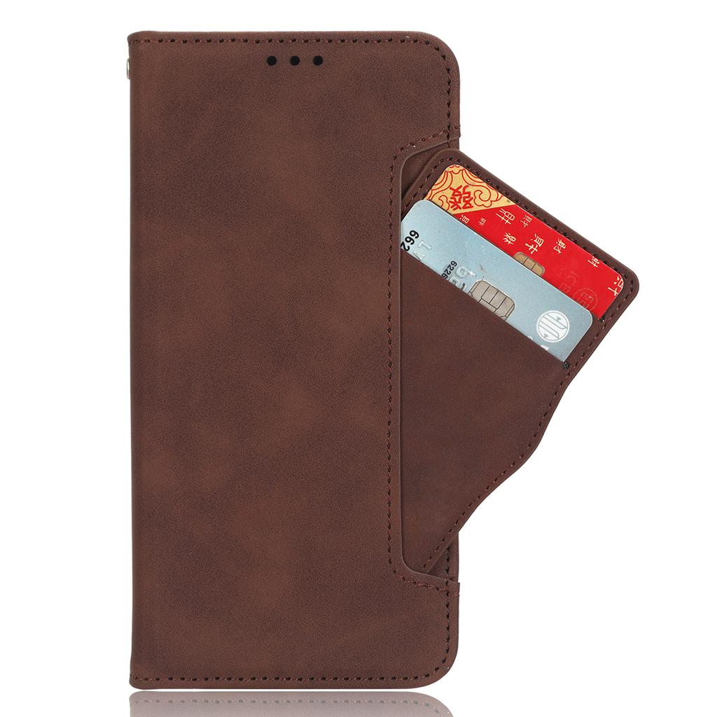 For Samsung Galaxy Z Fold6 5G Stand Case with Pencil Slot Anti-Scratch Leather Phone Cover