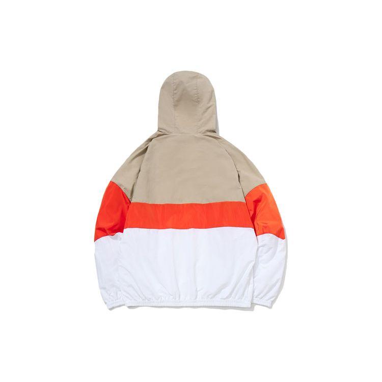 Li Ning Sports Fashion Series водонепроницаемая цветная свободная спортивная куртка мужская куртка стандарт-белый AFDR027-1