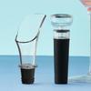 Wine Pourer And Stopper Liquor Bottle Pourer Vacuum Wine Stopper Bottle Sealer For Improved Flavor Bar Bartender Accessories
