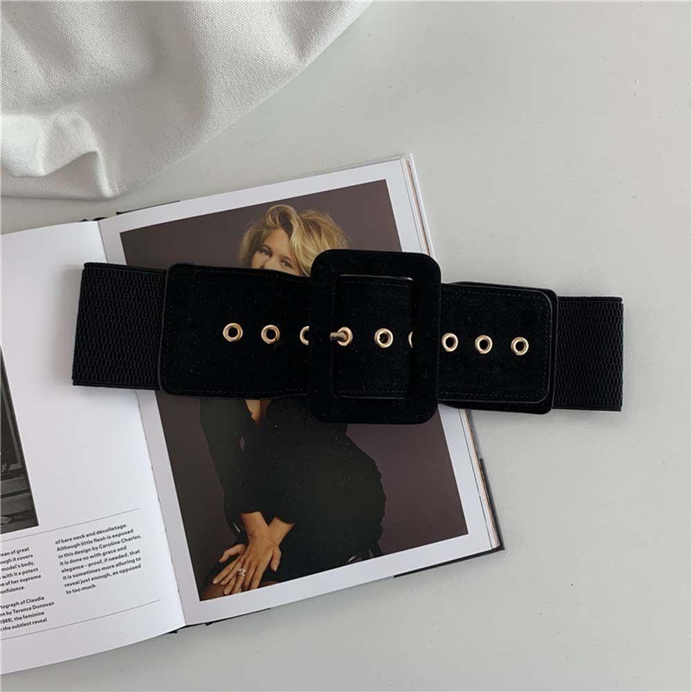Strap Wide Waistband Dress Decoration Female Waist Strap Women Belt Elastic Waist Belt Cummerbunds