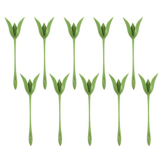 4/5/6/7/10/15/20/30 шт. Держатель для салфеток Роза Зеленый Стебель Цветок Держатель для салфеток на ужин Свадебная Вечеринка Отель Ресторан Декор Обеденного Стола