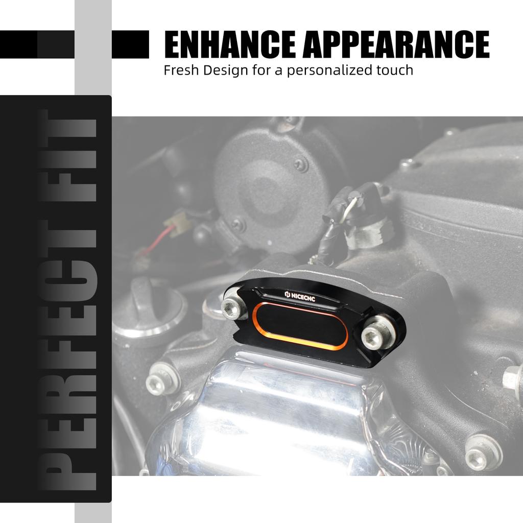 Motorcycle Gear Position Cover for Harley Road King/Special FLHR/XS CVO/Street Glide FLHX/S Road Glide/Special 2017 2018 2019