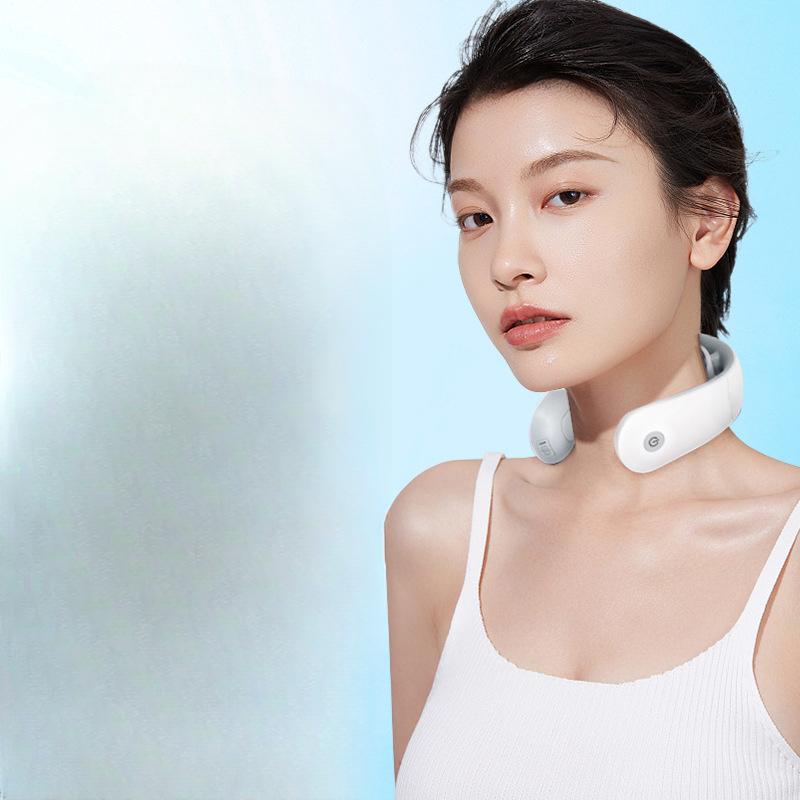 Массажер для шеи Bluetooth APP Умный импульсный массажер для шеи Электрический с горячим компрессом Расслабление Устройство для массажа шейного отдела